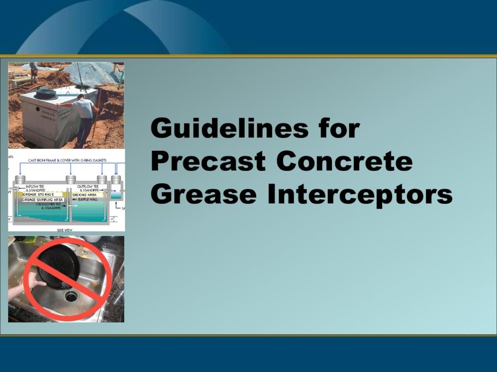 guidelines-precast-concrete-grease-interceptors